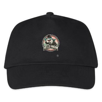 The Gentle Shark: Hello, madam, - Kids’ Baseball Cap - black - Front