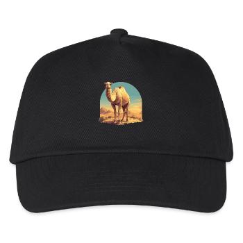 Camel Kamele Kamel - Kinder Basecap - Schwarz - Vorne