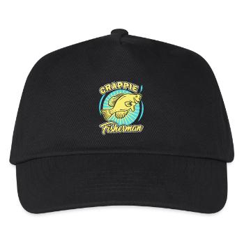 Fishing Crappie Fisherman - Kids’ Baseball Cap - black - Front