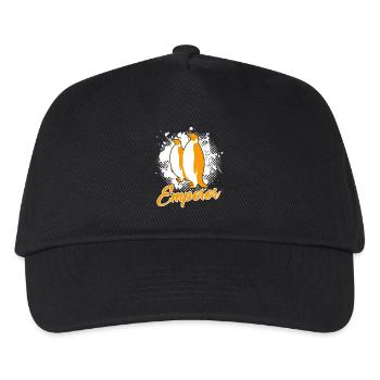 Emperor Penguin Family - Kids’ Baseball Cap - black - Front