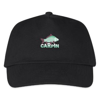 Awesome Carp - Kids’ Baseball Cap - black - Front