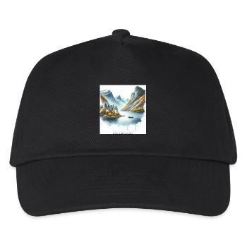 Sognefjord Autumn Scandinavia Norway Natural Wound - Kids’ Baseball Cap - black - Front