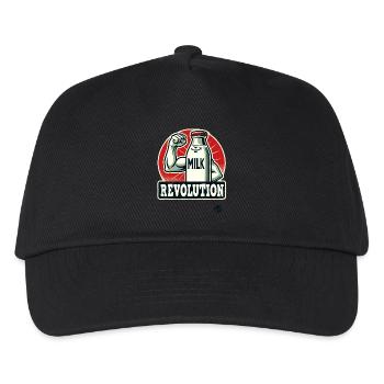 Milch-Revolution - Kinder Basecap - Schwarz - Vorne