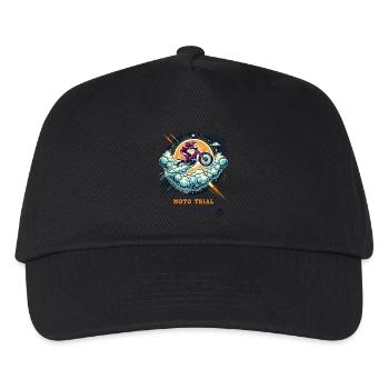 Moto Trial in the Sky - Kids’ Baseball Cap - black - Front