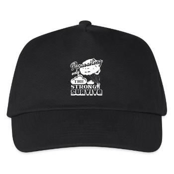 Parasailing Only The Strong Survive - Kids’ Baseball Cap - black - Front