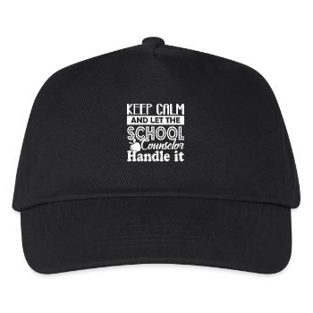 School Counselor Let School Counselor Handle It - Kids’ Baseball Cap - black - Front