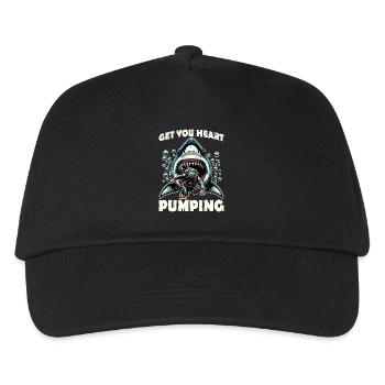 Scuba Diving Get Your Heart Pumping Loves Swimming - Kinder Basecap - Schwarz - Vorne