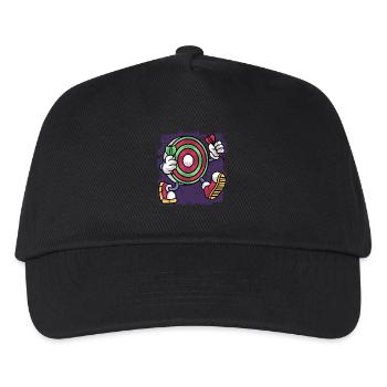 Dartist Darted Dartboard Holding Dart - Kids’ Baseball Cap - black - Front
