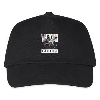 Wheelchair Basketball Wheelchair Basketball - Kids’ Baseball Cap - black - Front
