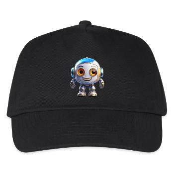 Robot - Kids’ Baseball Cap - black - Front