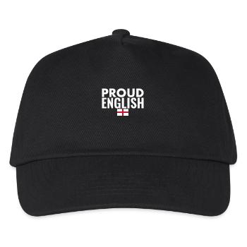 Proud English English Flag England - Kids’ Baseball Cap - black - Front