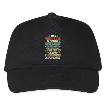 Humor, Cool Quotes, Father's Day - Kids’ Baseball Cap - black - Front