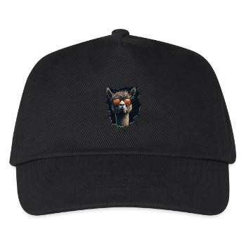 Funny Alpaca Alpaca Lover Cute Zoo Animals - Kids’ Baseball Cap - black - Front