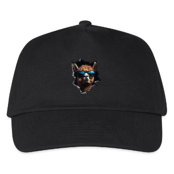 Funny Alpaca Alpaca Lover Cute Zoo Animals - Kids’ Baseball Cap - black - Front