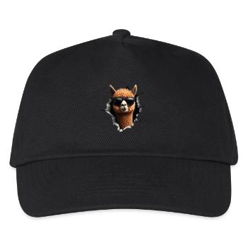 Funny Alpaca Alpaca Lover Cute Zoo Animals - Kids’ Baseball Cap - black - Front
