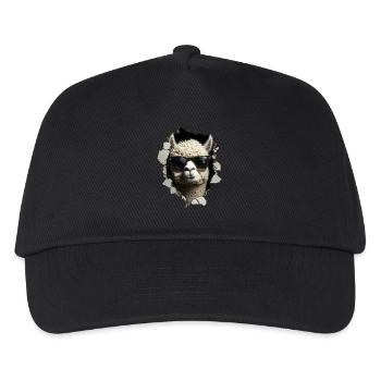 Funny Alpaca Alpaca Lover Cute Zoo Animals - Kids’ Baseball Cap - black - Front