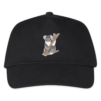 Koala Koala Ours - Casquette de baseball Enfant - noir - Devant