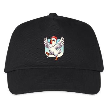 La vie s’améliore avec les poulets Graphique - Casquette de baseball Enfant - noir - Devant