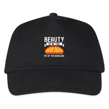 Baker Pie Of The Beholder Baking - Kids’ Baseball Cap - black - Front