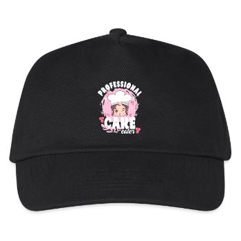 Pastry Lover Professional Cake Eater Gift - Kids’ Baseball Cap - black - Front