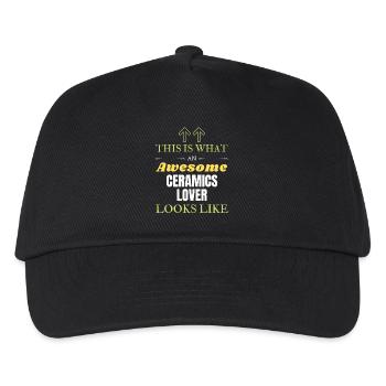 This is what an awesome Ceramics lover looks like - Kids’ Baseball Cap - black - Front