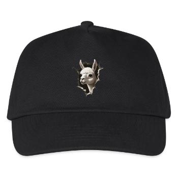 Funny Alpaca Alpaca Lover Cute Zoo Animals - Kids’ Baseball Cap - black - Front