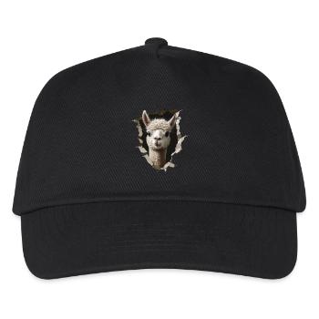 Funny Alpaca Alpaca Lover Cute Zoo Animals - Kids’ Baseball Cap - black - Front