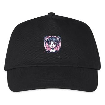 Funny Goth Girl - Kids’ Baseball Cap - black - Front