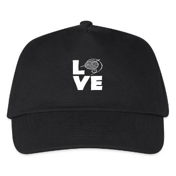 L’amour du tricot pour les créatifs - Casquette de baseball Enfant - noir - Devant