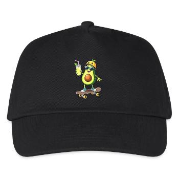 Lustige Avocado-Limonade für einen Avocado Fan - Kinder Basecap - Schwarz - Vorne
