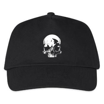 Totenschädel - der Klassiker - Kinder Basecap - Schwarz - Vorne