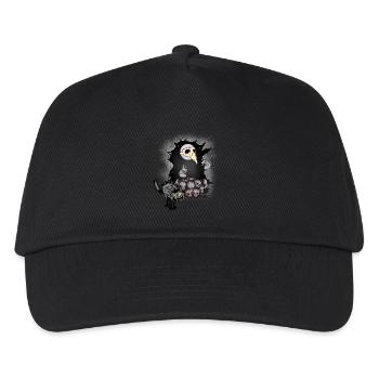 Gruselig Halloween Katze Mittelalter Pest Katzen - Kinder Basecap - Schwarz - Vorne