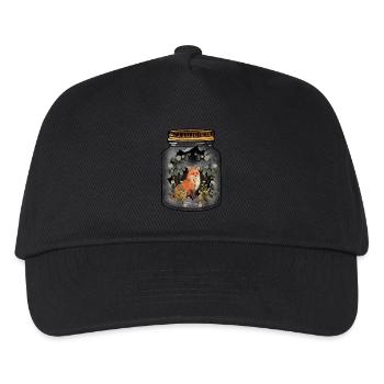 Fox Foxes Vixen Nature Nature Lover - Kids’ Baseball Cap - black - Front