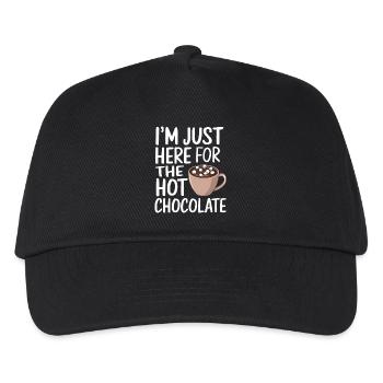 Cocoa Saying Hot Chocolate Fun Cocoa Gift - Kids’ Baseball Cap - black - Front