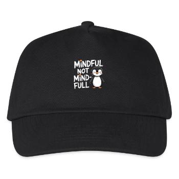 conscient pas plein de pensées pingouin illustration - Casquette de baseball Enfant - noir - Devant