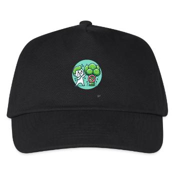 Sag nein zu Brokkoli - Kinder Basecap - Schwarz - Vorne