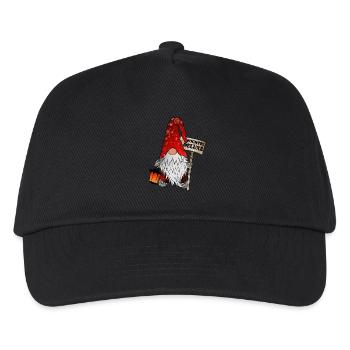 Wichtel Deluxe – Der exklusive Weihnachtsgnom - Kinder Basecap - Schwarz - Vorne