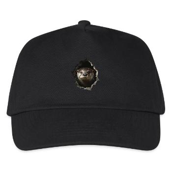Funny Otter Otter Lover Cute Otter Zoo - Kids’ Baseball Cap - black - Front