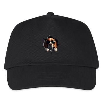 Funny Dog Owner Cute Dog Beagle - Kids’ Baseball Cap - black - Front