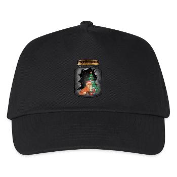 Noël Saint-Nicolas Renard Père Noël Enfants - Casquette de baseball Enfant - noir - Devant