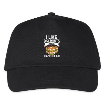 Patissier Big Bunts Cannot Lie Baking - Kids’ Baseball Cap - black - Front