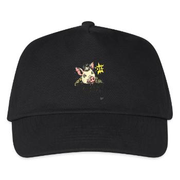 Oi! Punk Pig - Kids’ Baseball Cap - black - Front
