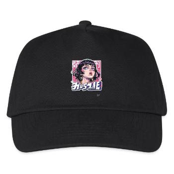 A girl's hustle - Kids’ Baseball Cap - black - Front