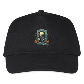 Skeleton Dungeon Showtime - Kids’ Baseball Cap - black - Front