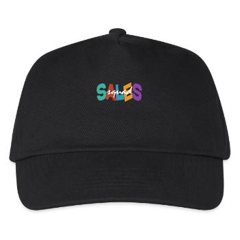 Équipe de vente Typographie colorée Conception Équipe de vente - Casquette de baseball Enfant - noir - Devant