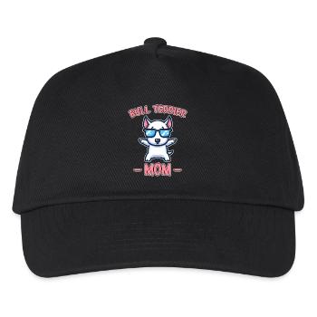 Bullterrier Spruch Lustiges Bullterrier Geschenk - Kinder Basecap - Schwarz - Vorne