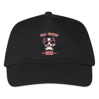 Bullterrier Spruch Lustiges Bullterrier Geschenk - Kinder Basecap - Schwarz - Vorne