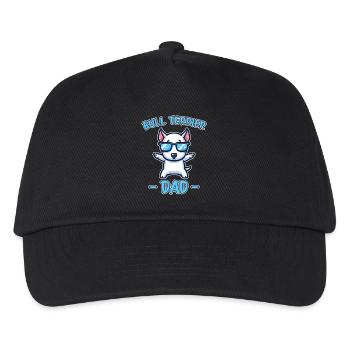 Bullterrier Spruch Lustiges Bullterrier Geschenk - Kinder Basecap - Schwarz - Vorne