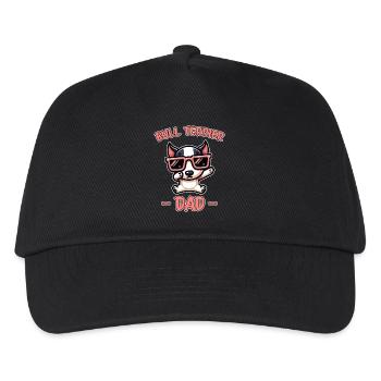 Bullterrier Spruch Lustiges Bullterrier Geschenk - Kinder Basecap - Schwarz - Vorne