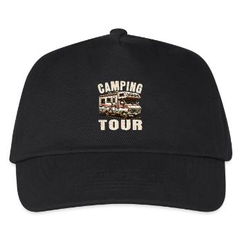 Camping - Casquette de baseball Enfant - noir - Devant